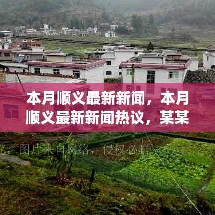 本月顺义新闻热点聚焦,热议与深度剖析某某观点