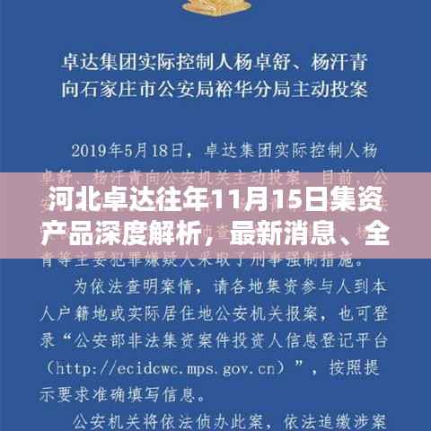 河北卓达往年11月15日集资产品深度解析,最新消息、全面评测与用户群体分析