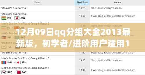 初学者到进阶用户适用,最新QQ分组大全设置教程(附教程日期,12月09日)