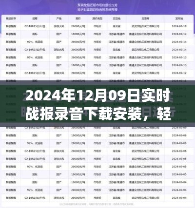 2024年实时战报录音下载与安装教程,初学者与进阶用户必备指南