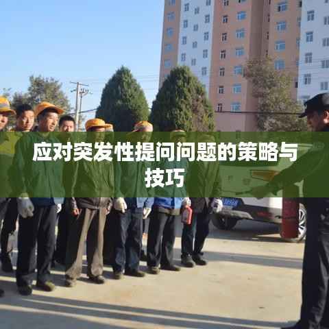 应对突发性提问问题的策略与技巧