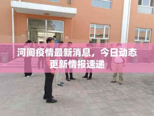 河间疫情最新消息,今日动态更新情报速递